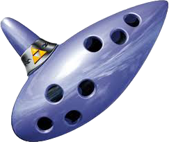 the OOT Save Edit logo: an ocarina from the game